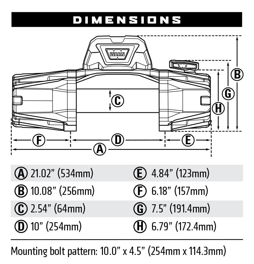 VR EVO 10-S WINCH - 103253