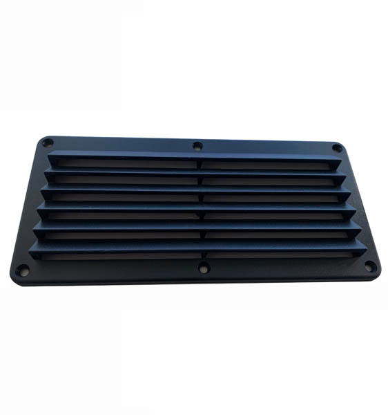 Plastic Louvre Vent 125X260 Blk