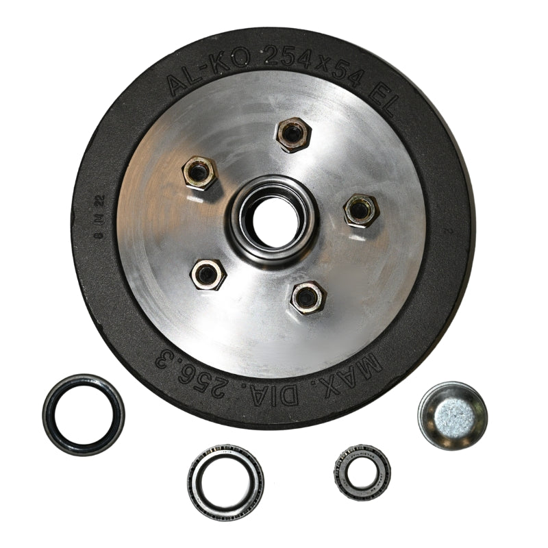 Hub Drum – 10" EL Ford -Complete with Japanese Slimline Bearings, Cap, Seal & Nuts