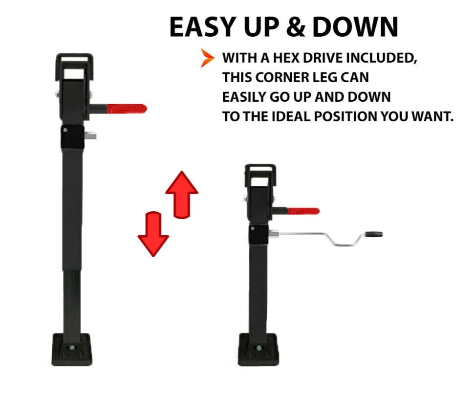 Platinum Series Drop Down Black Powder Coated