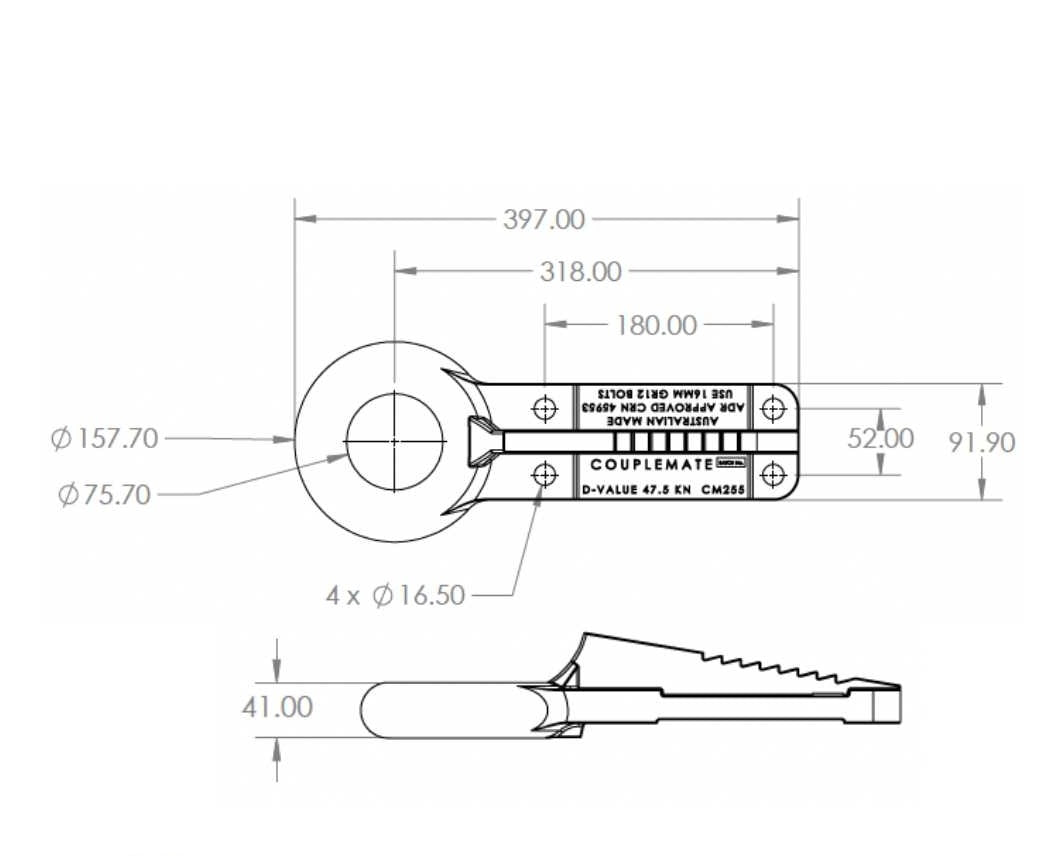 Pintle Ring Coupling ( 6 Tonne )