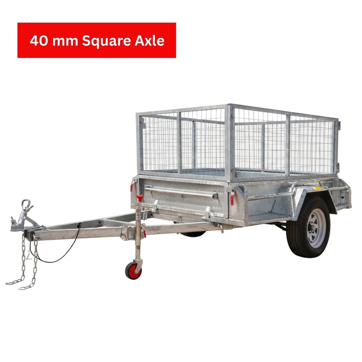 8X5 Cage Trailer | Single Axle