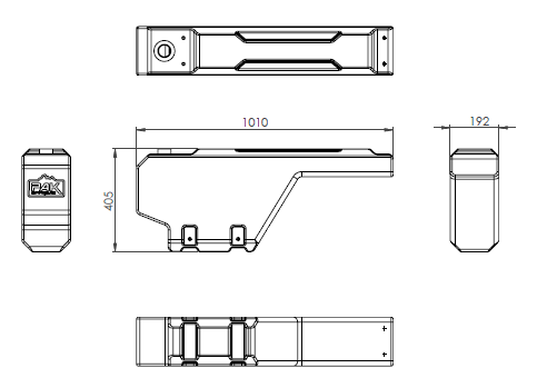 40 Lt Wheel Arch Tank with Bonus Pump