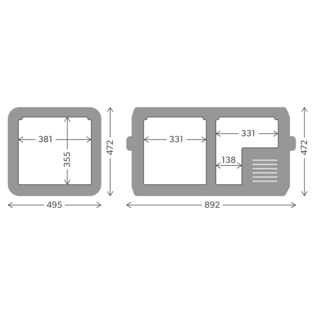 75L PORTABLE FRIDGE/FREEZER