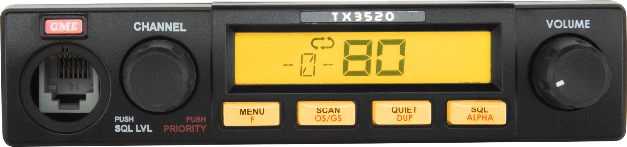 5 Watt, Compact Fully Featured Remote Mount Uhf Cb Radio With Scansuite