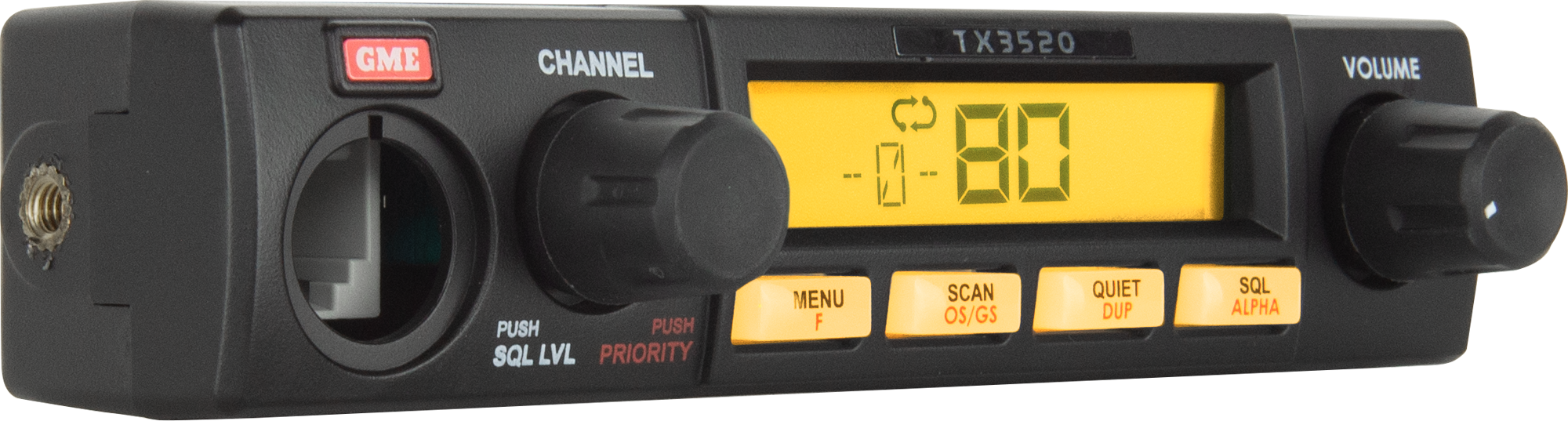 5 Watt, Compact Fully Featured Remote Mount Uhf Cb Radio With Scansuite