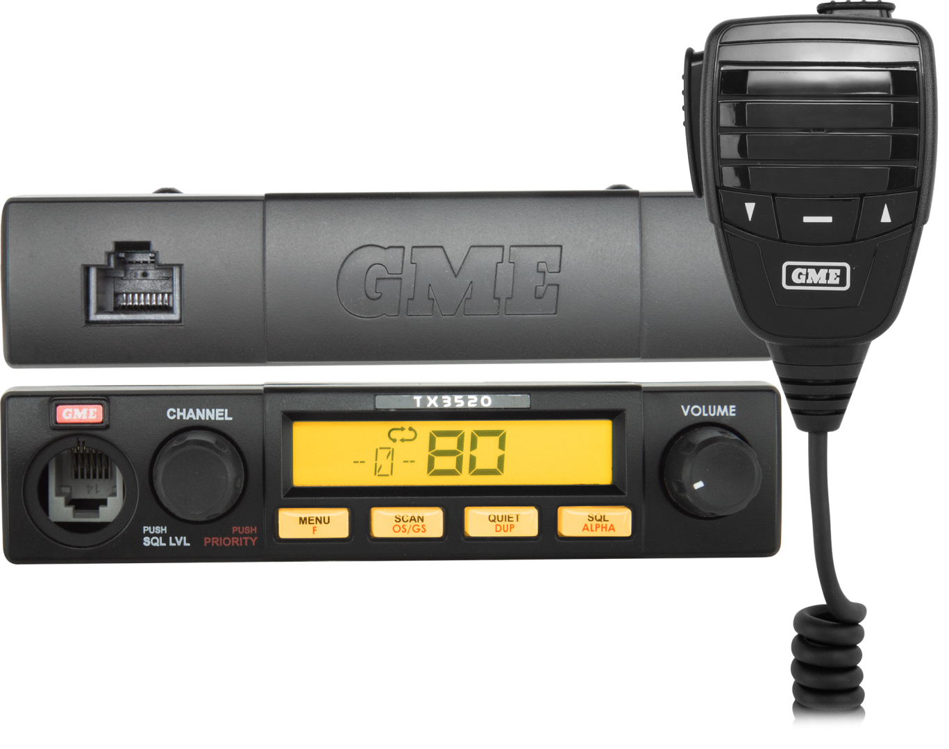 5 Watt, Compact Fully Featured Remote Mount Uhf Cb Radio With Scansuite