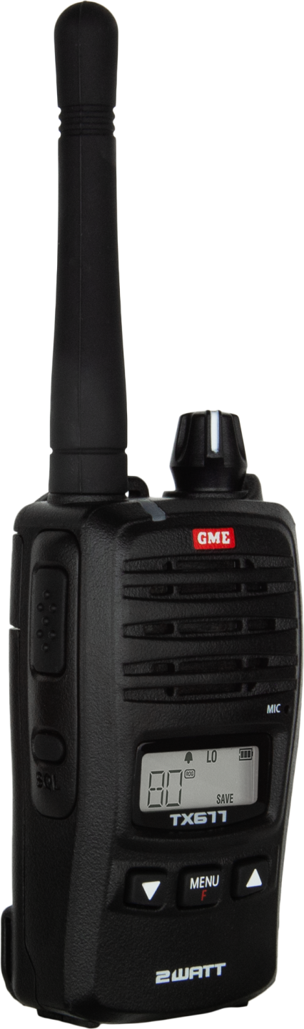2 Watt Uhf Cb Handheld Twin Pack