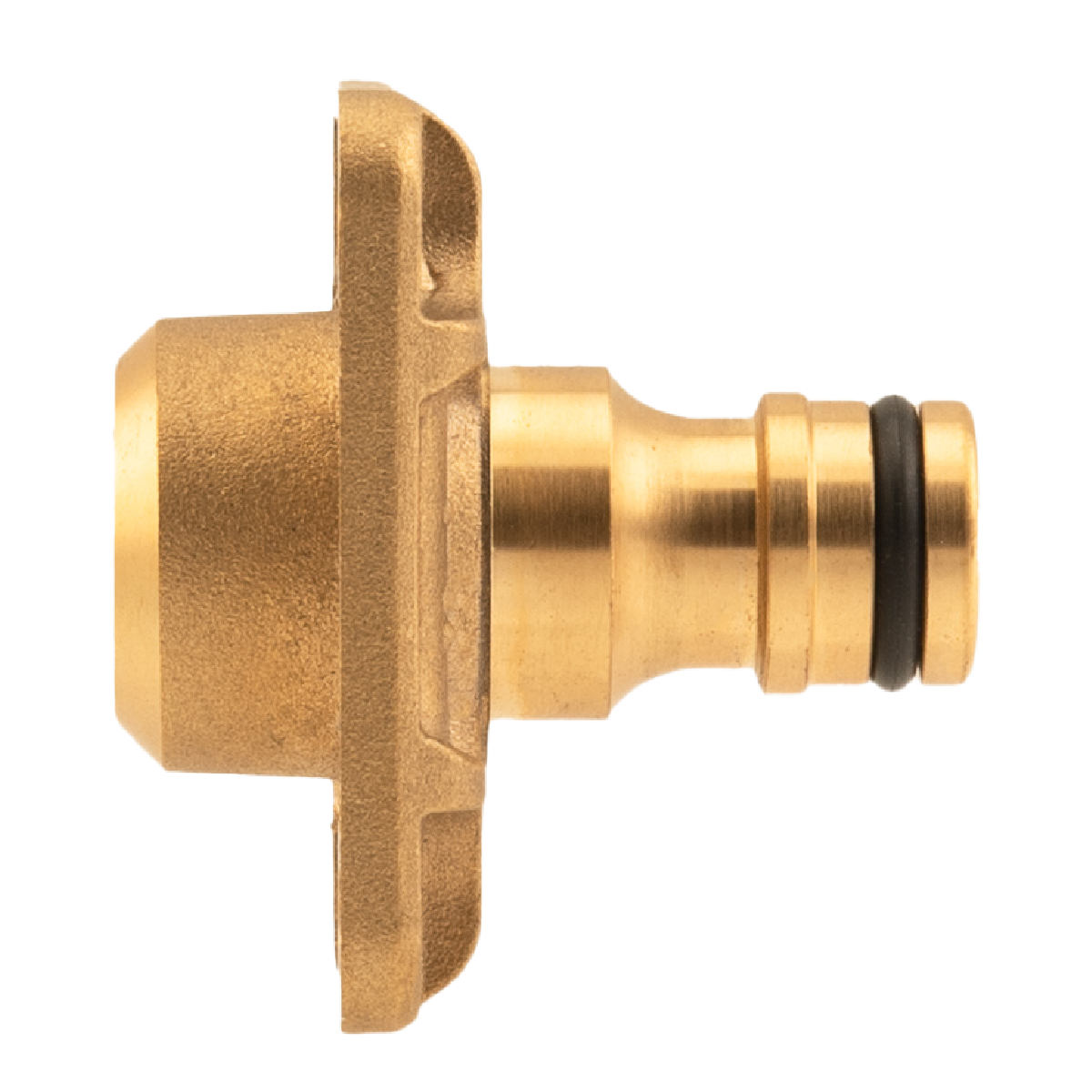 Bulkhead with Hose Barb Fittings and Dust Cap