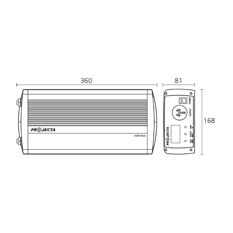 12V 1000W PURE SINE WAVE INV. - Trek Hardware