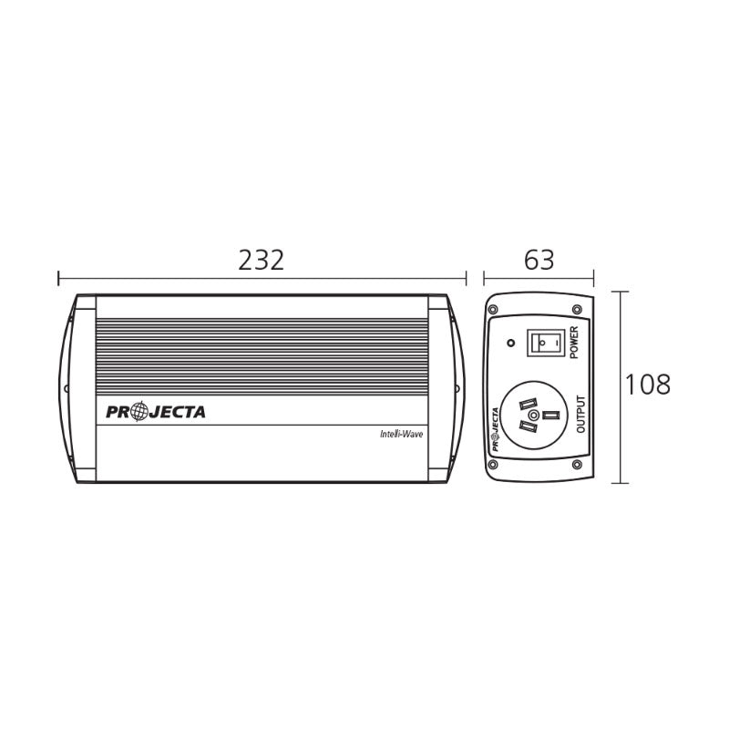 12V 150W PURE SINE WAVE INVER. - Trek Hardware