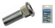 Wheel stud & nut 1/2"" (Ford) (Pack of 5) (Clam Shell)
