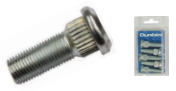 Wheel stud & nut  1/2"" (Ford) (Pack of 5) (Clam Shell)