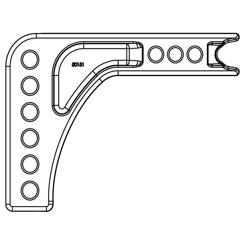 Cast shank - 30mm drop