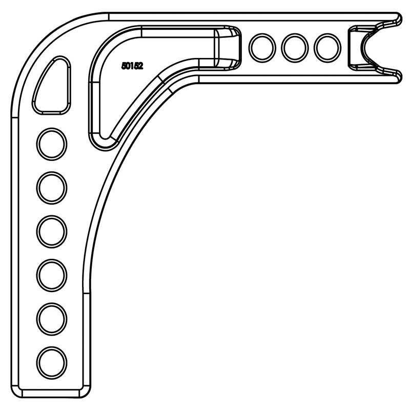 Cast shank - 95mm drop