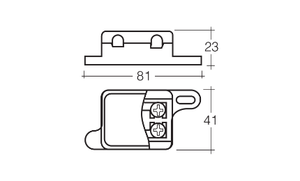 TWIN IN-LINE ANG/ANS FUSE HOLDER WITH COVER