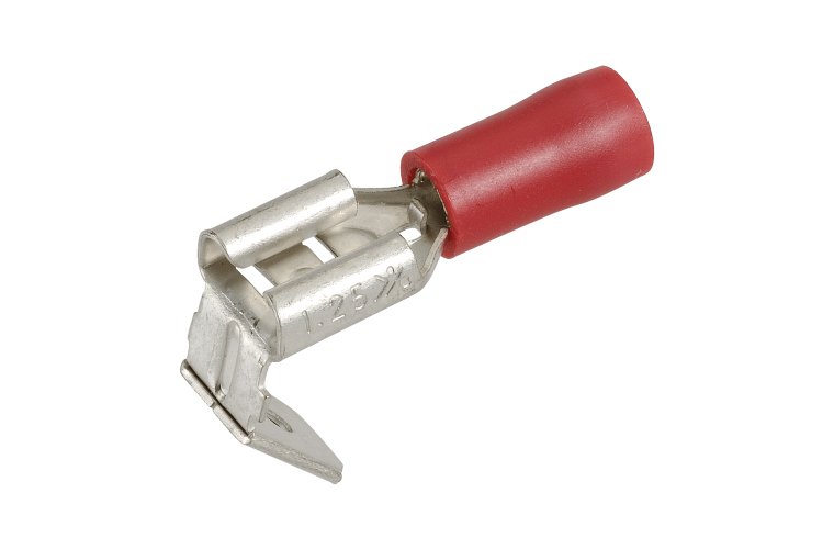 6.3 X 0.8MM MALE/ FEMALE CONNECTOR RED