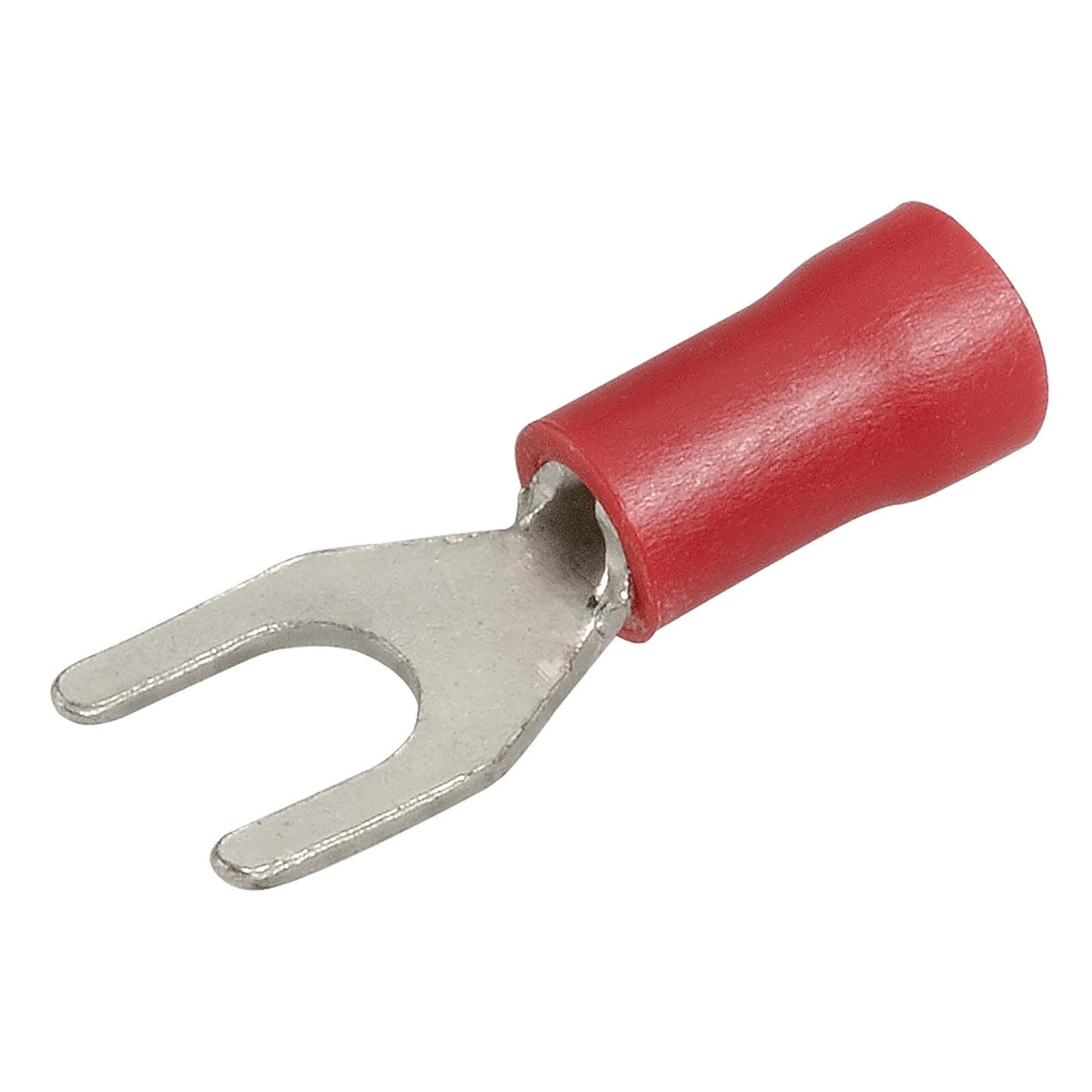 4.3MM SPADE TERMINAL RED 21 PACK