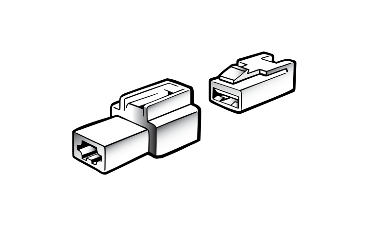 MALE QUICK CONNECTOR HOUSING (2 PACK)