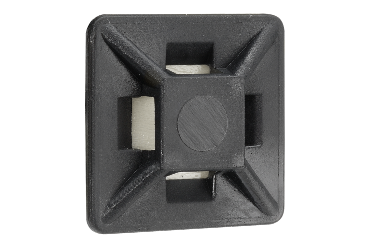 BLACK U.V. WEATHER RESISTANT CABLE TIE MOUNTS