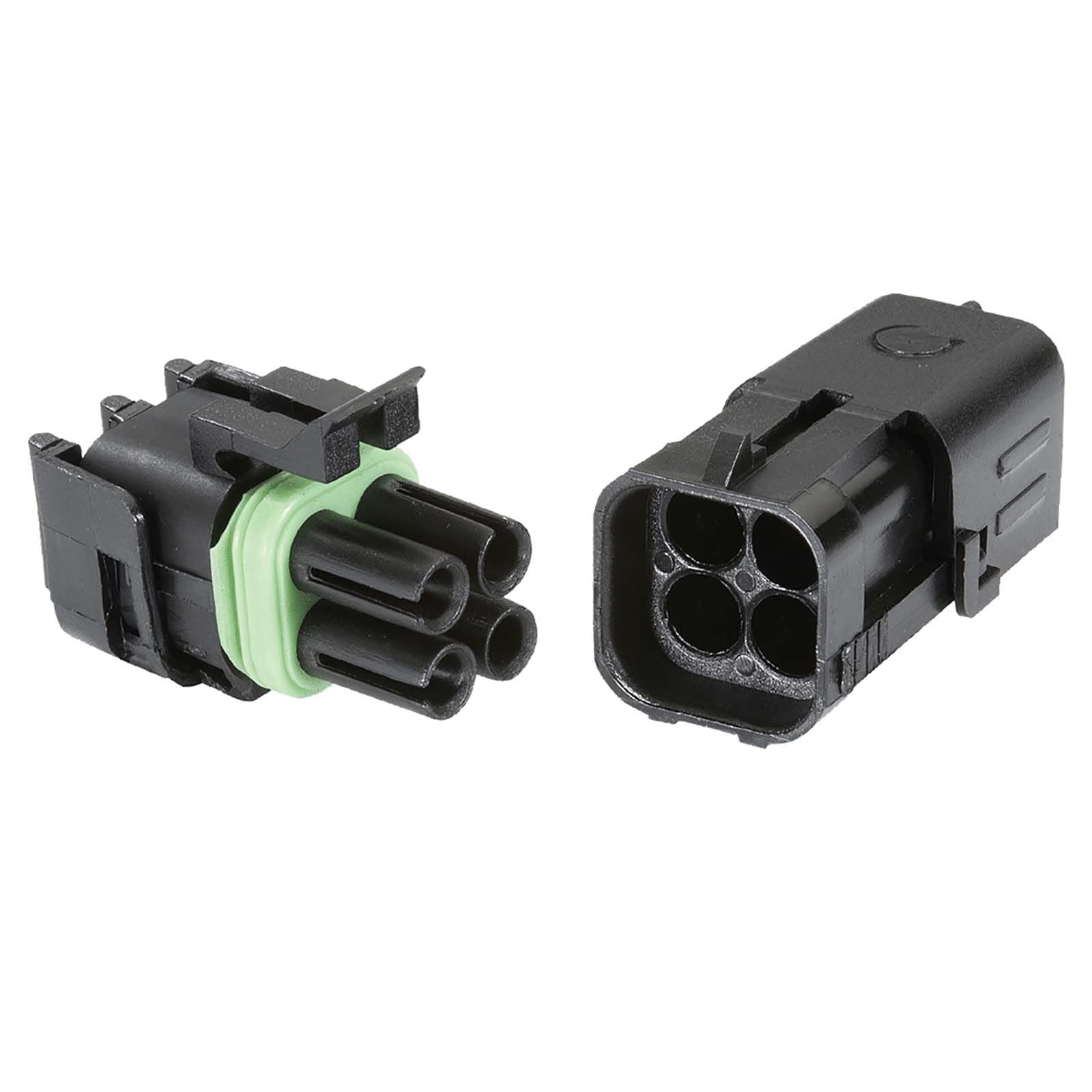 FEMALE WATERPROOF CONNECTOR HOUSING 2 PACK
