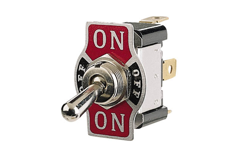 Metal Toggle Switch with Tab