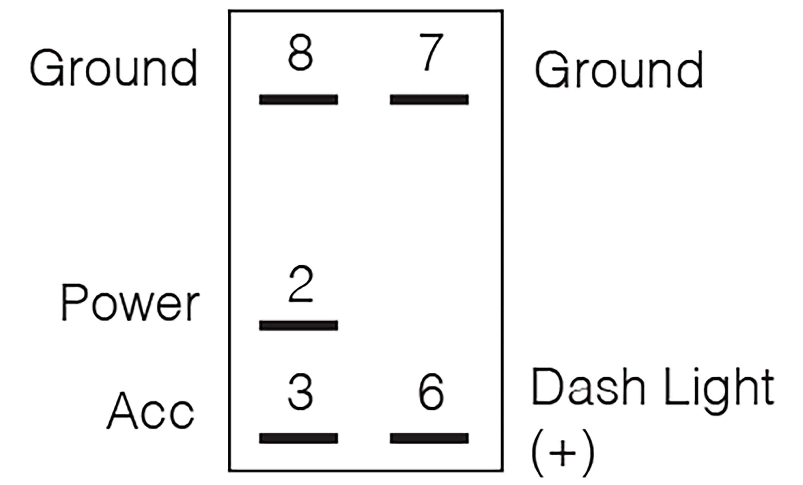 12/24V OFF/ON LED ILLUMINATED SEALED ROCKER SWITCH (BLUE) BLISTER PACK OF 1