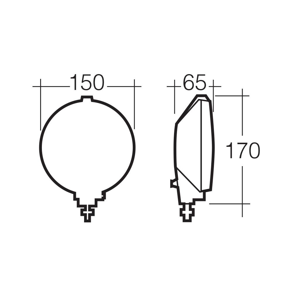 Maxim 150MM Driving Lamp