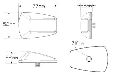 77 Series Side Direction Indicator