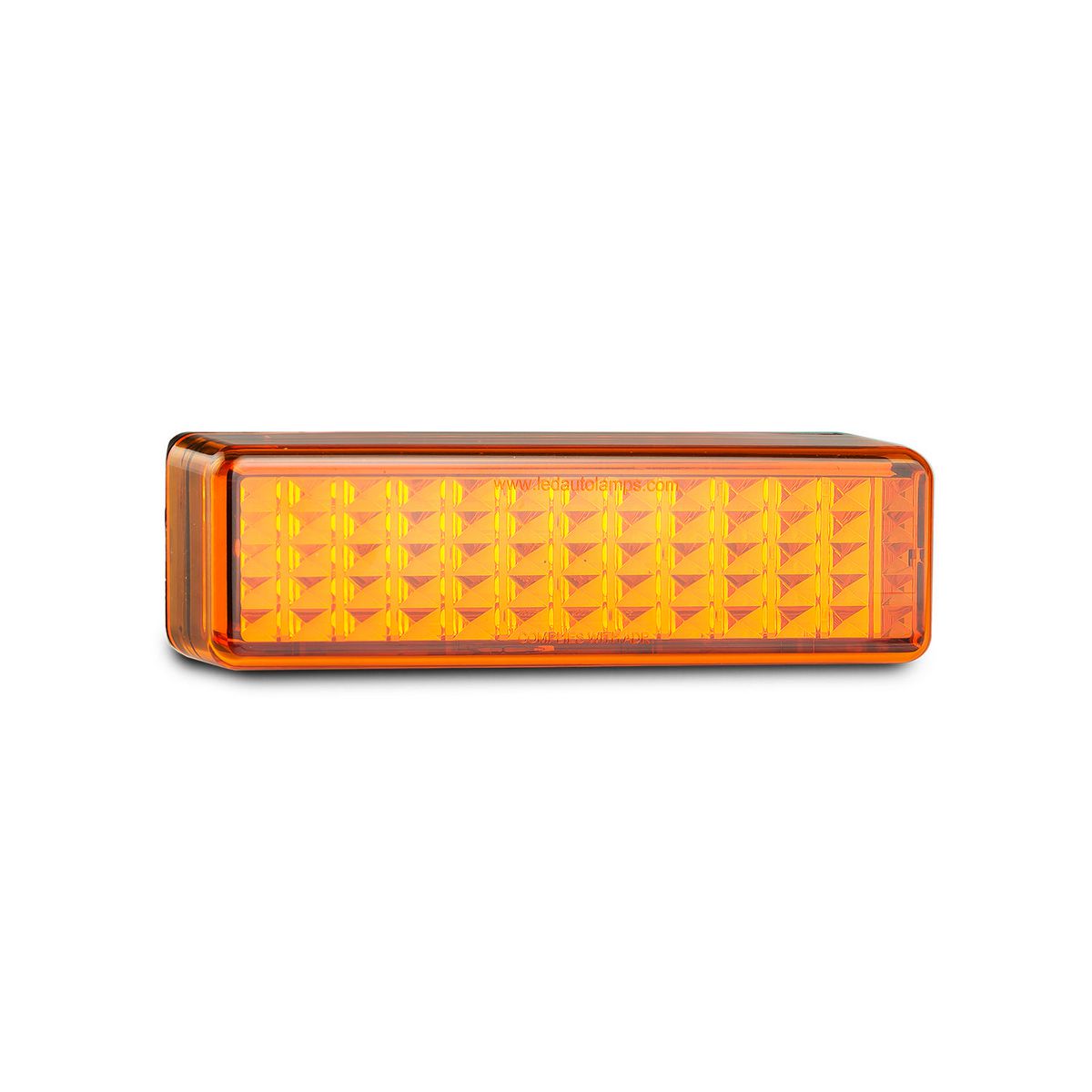 FRONT INDICATOR AMBER LENS BLACK BASE 12 VOLT ONLY