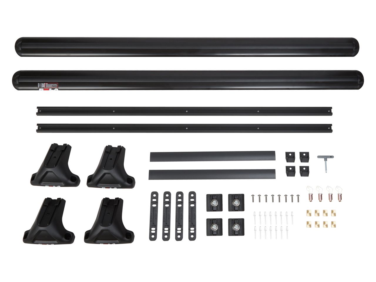 Sports Concealed Roof Rack (2 Bars) - Universal Track Mount