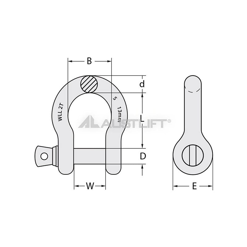 Bow Screw Grade'S' - Trek Hardware