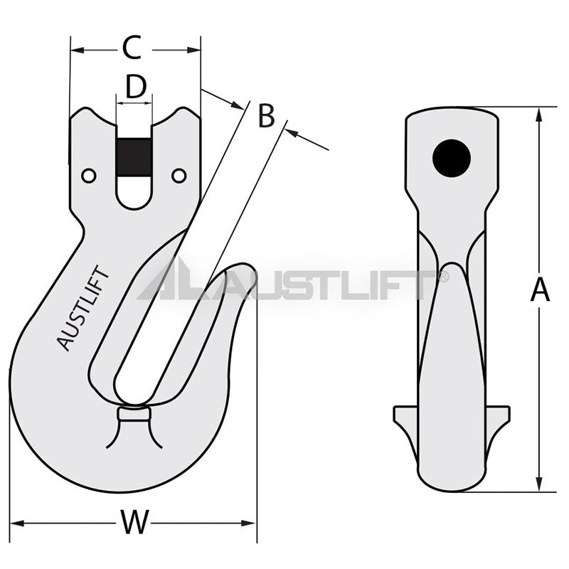 Grab Hook Clevis G80 Type Gc