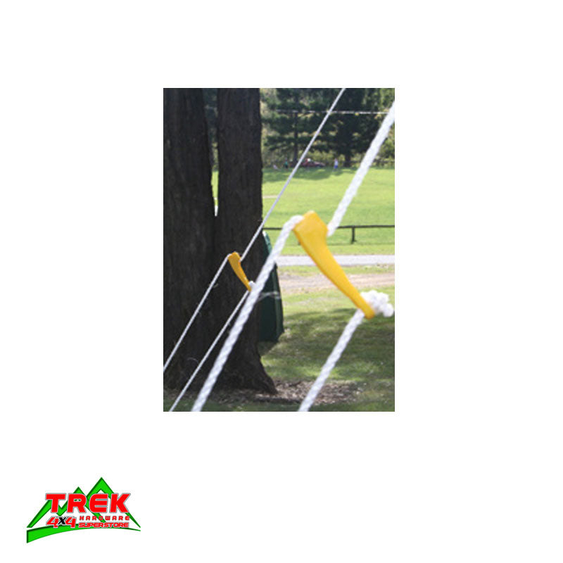 Guy Rope 6mm X 3.5M Single With Universal Runner & Light Weight Trace Spring