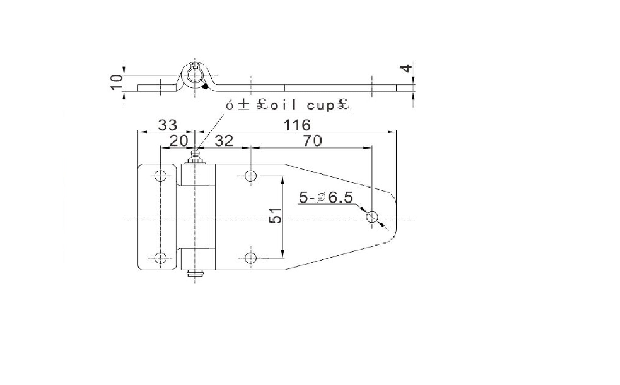 Door hinge 150 Length