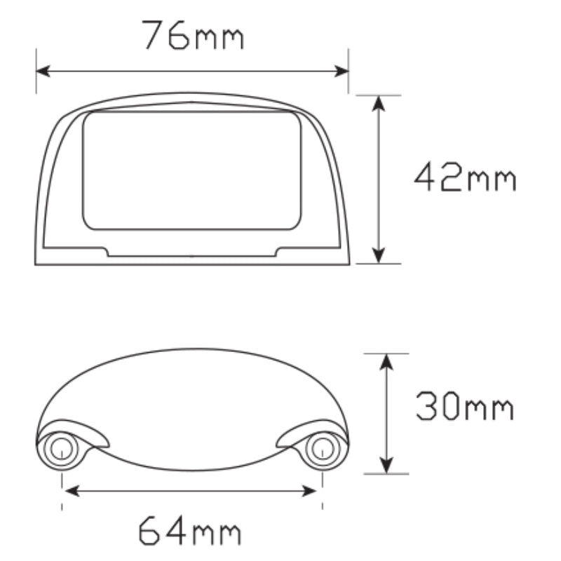 LED License Plate Lamp 35 Series