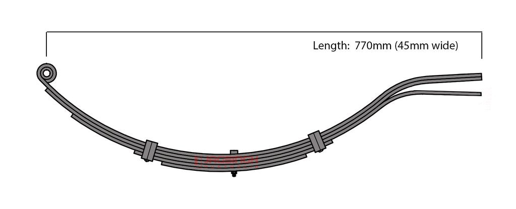 Dunbier Leaf Slipper Spring Kit (Zinc Tech)