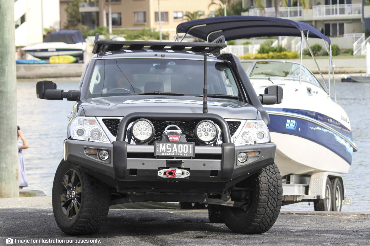 TOYOTA LANDCRUISER LC70-LC79 SERIES – TOWING MIRRORS (BLACK BIG BASE) 1984-CURRENT