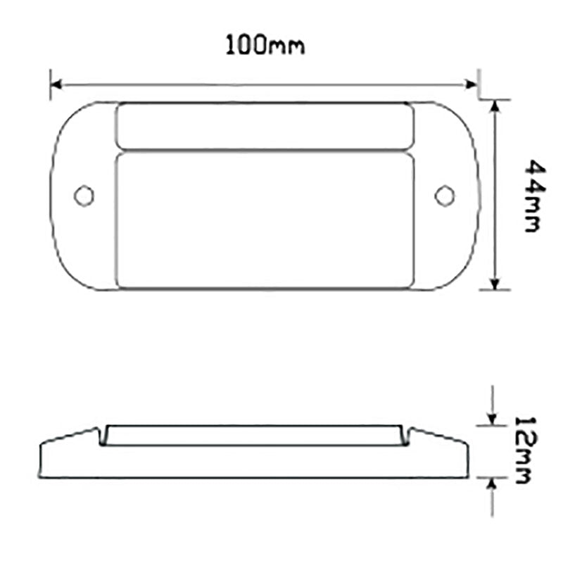 Side Direction Indicator With Reflector 44 Series