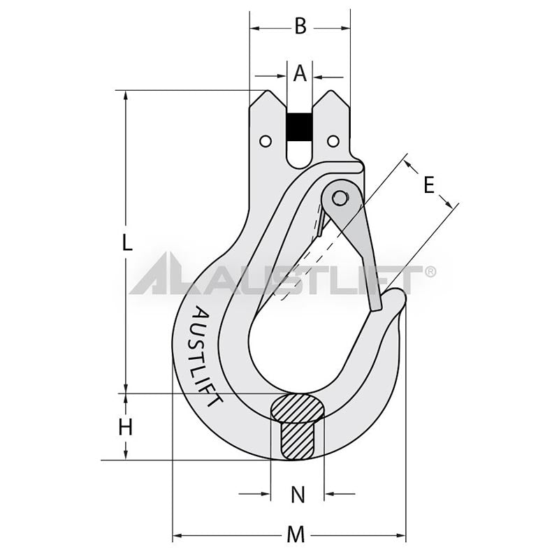 Sling Hook Clevis G80 Type Sc