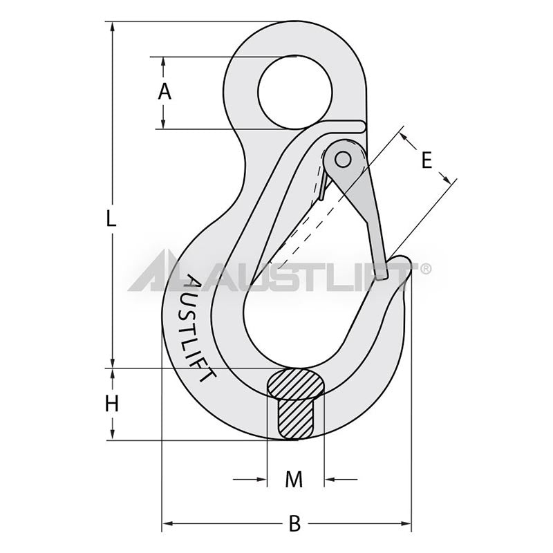 Sling Hook Eye G80 Type Se