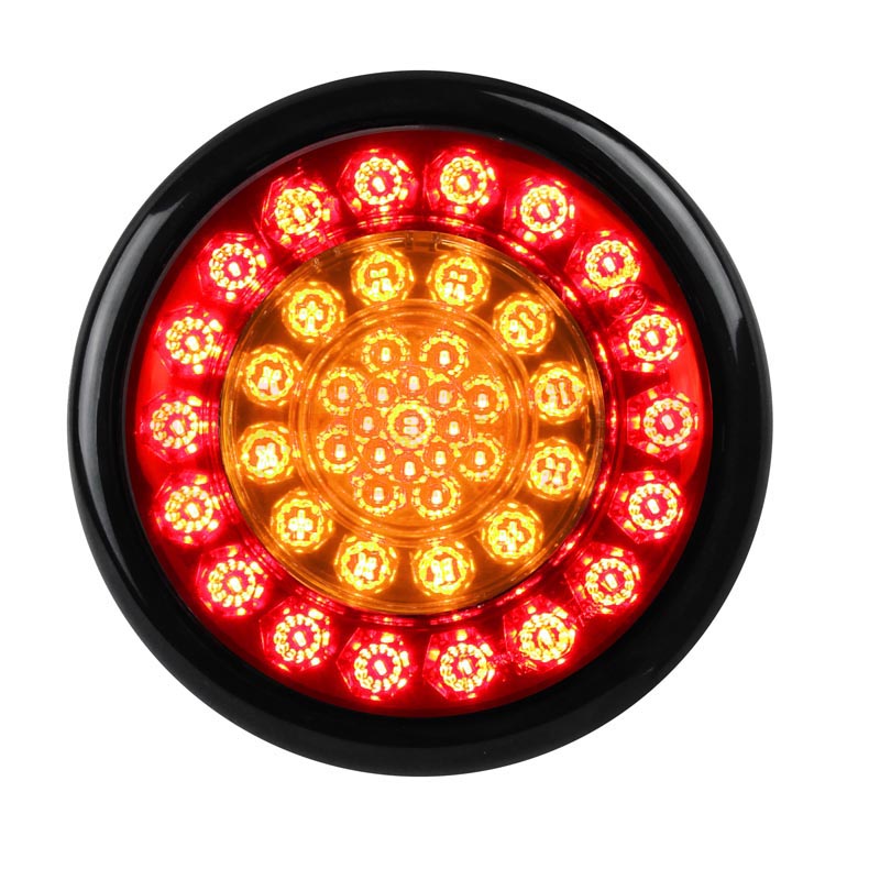 Round Single Tail Light