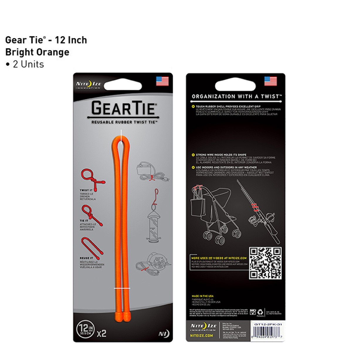Gear Tie 2 Pack