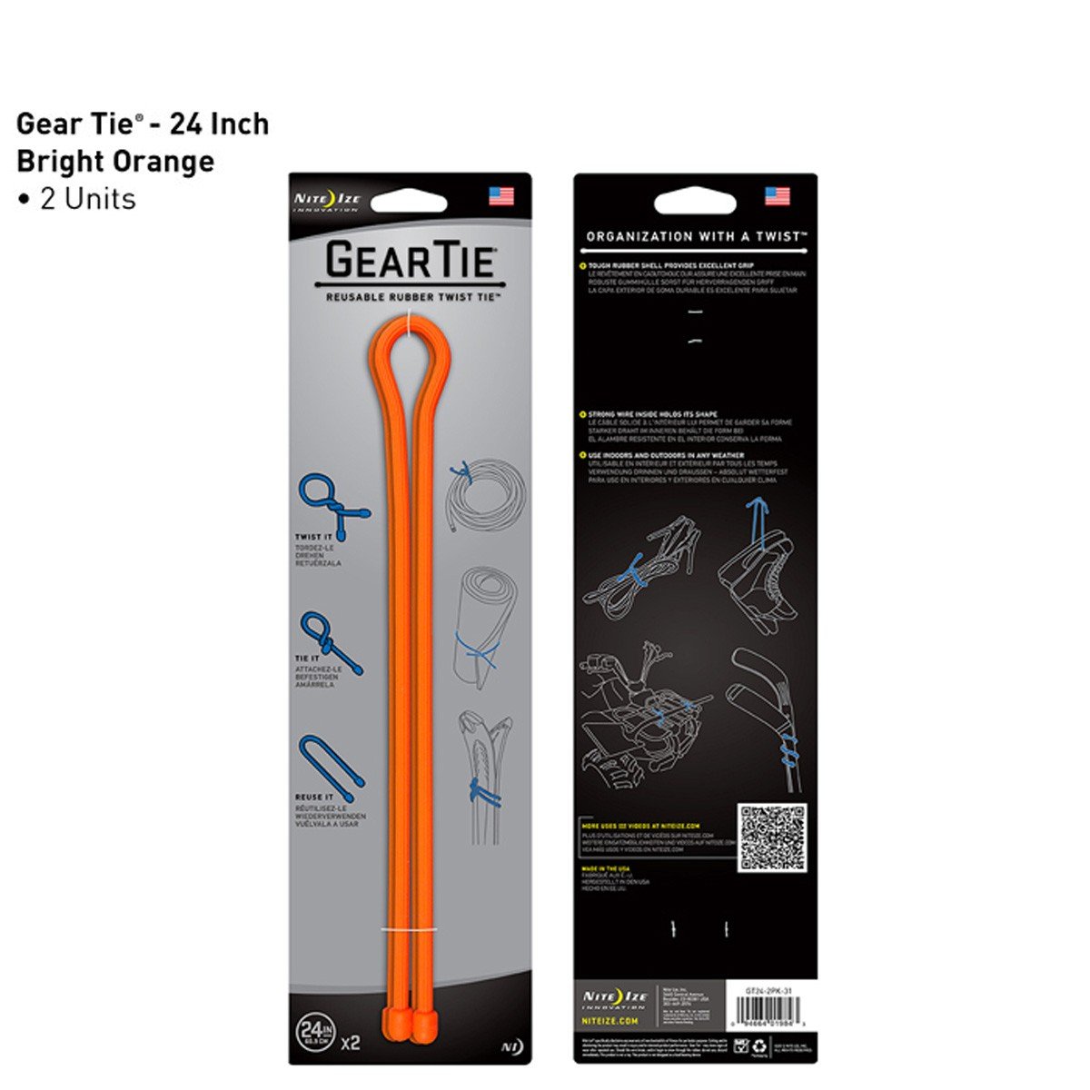 Gear Tie 2 Pack