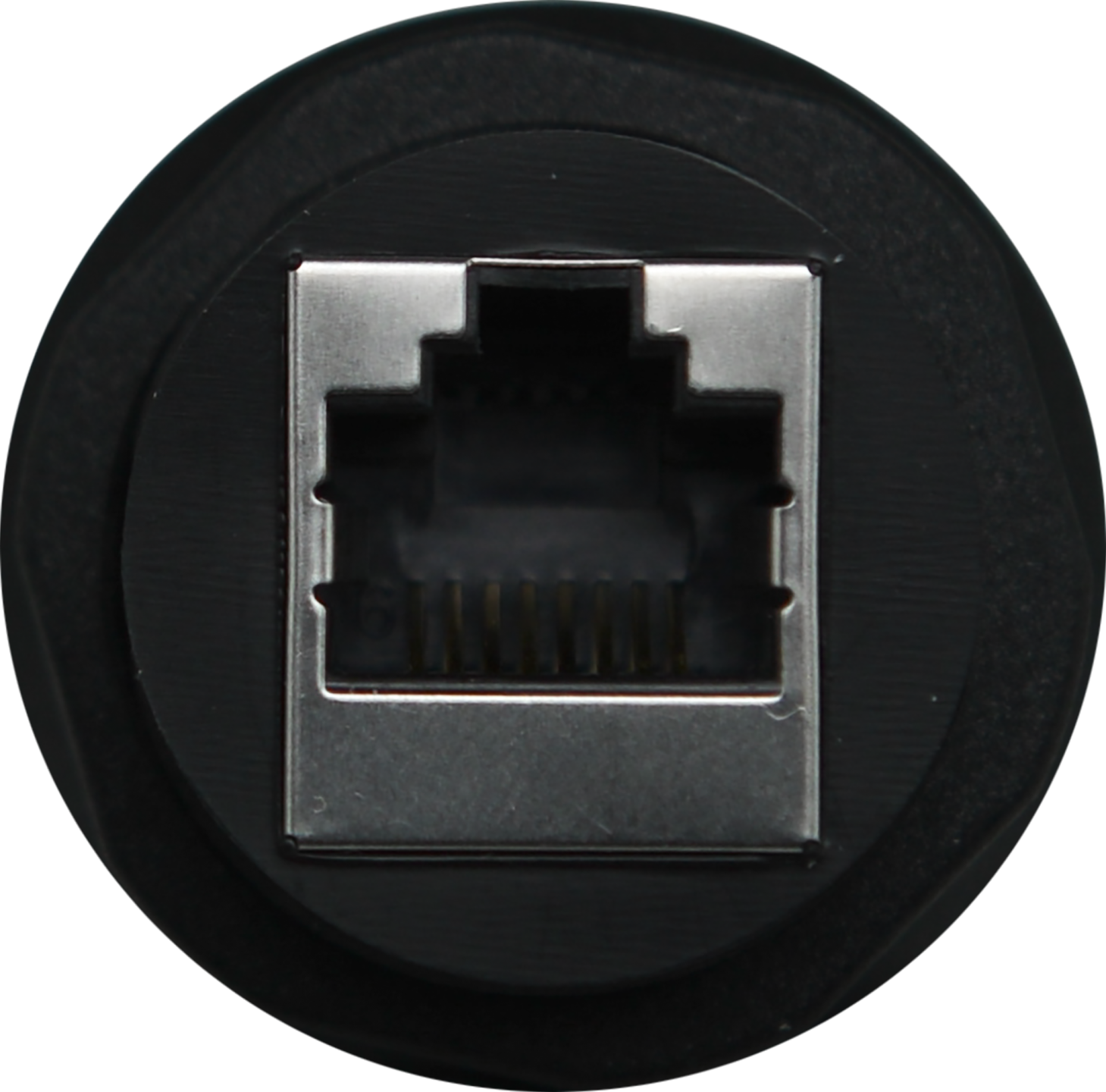 RJ45 PASS-THROUGH ADAPTOR - UNIVERSAL ROUND