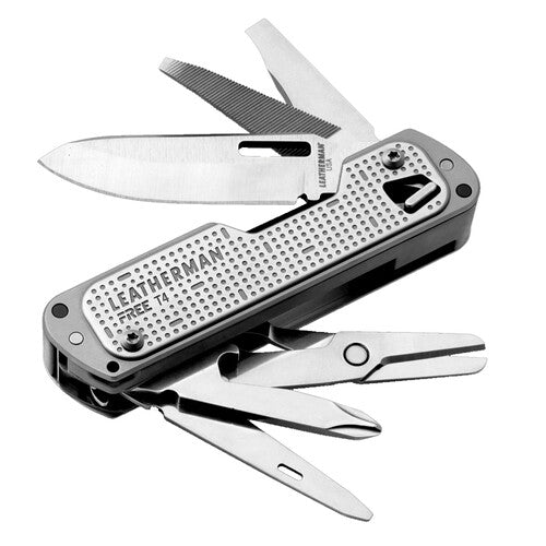 LEATHERMAN FREE T4 MULTI TOOL - STAINLESS