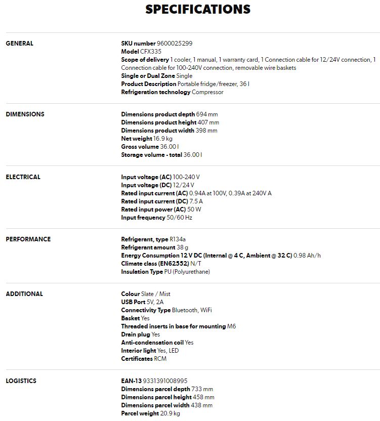 36L PORTABLE FRIDGE/FREEZER