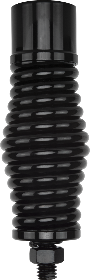 HEAVY DUTY ANTENNA SPRING - BLACK