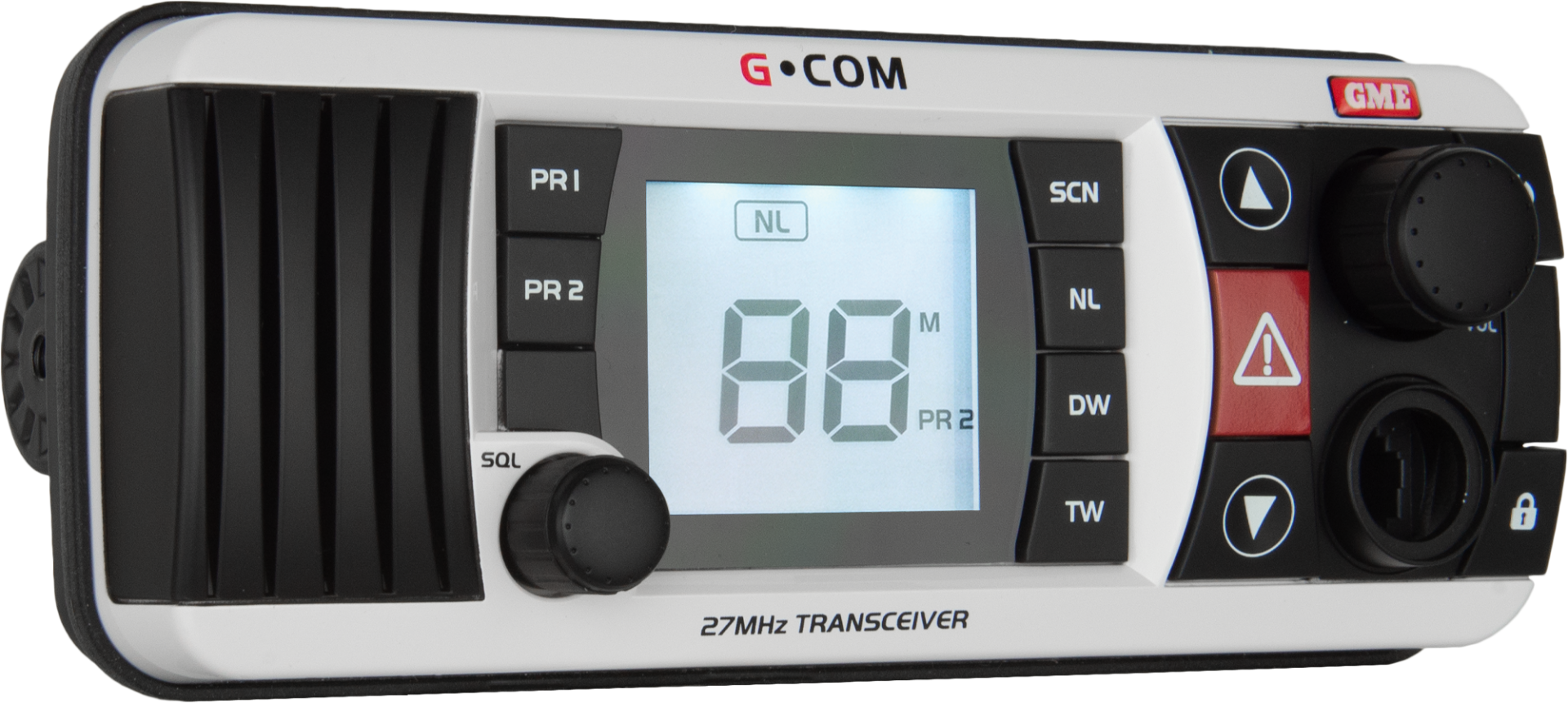 27MHZ FIXED MOUNT MARINE RADIO - WHITE