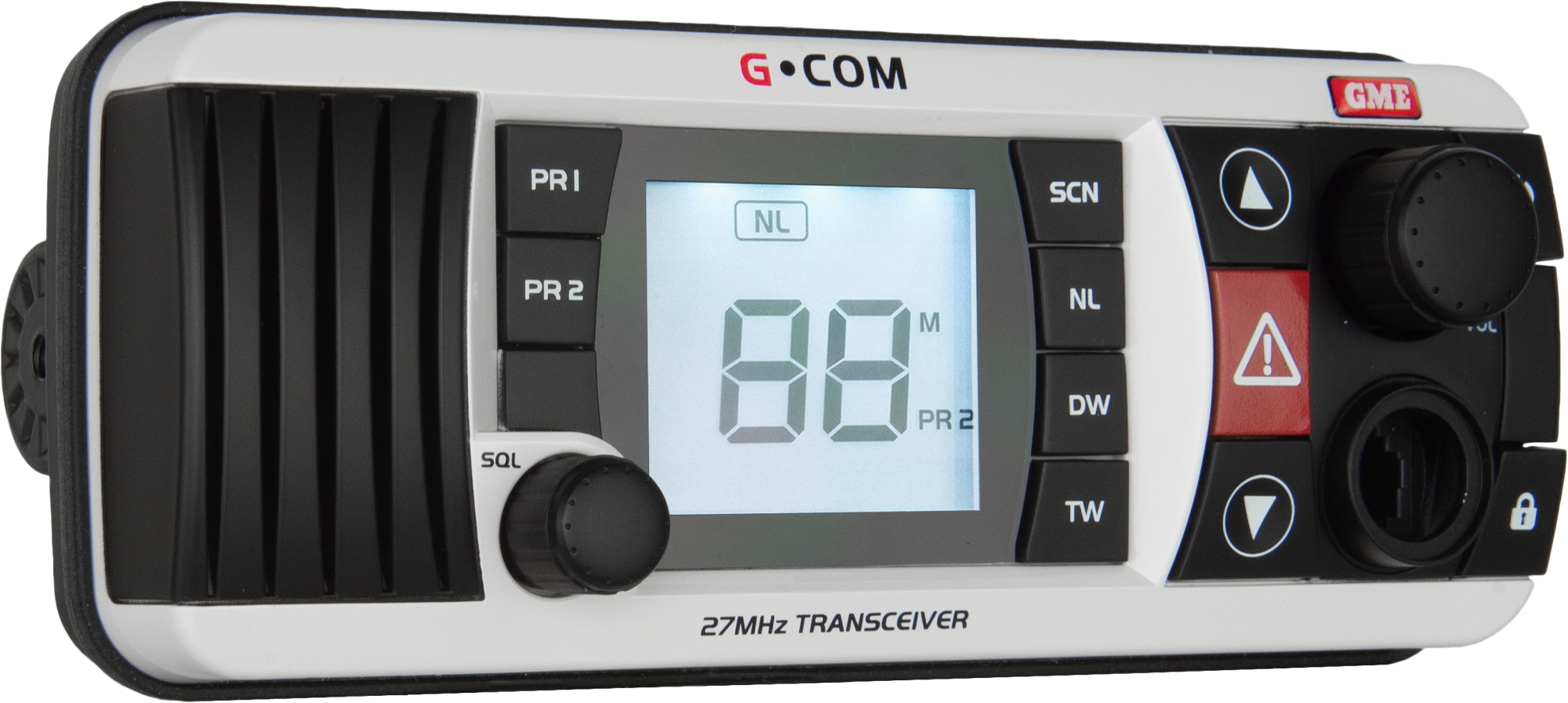 27MHZ FIXED MOUNT MARINE RADIO - WHITE